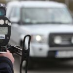 police car traffic control