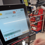 self-checkout screen