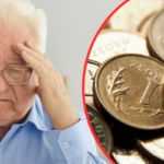 elderly person worried