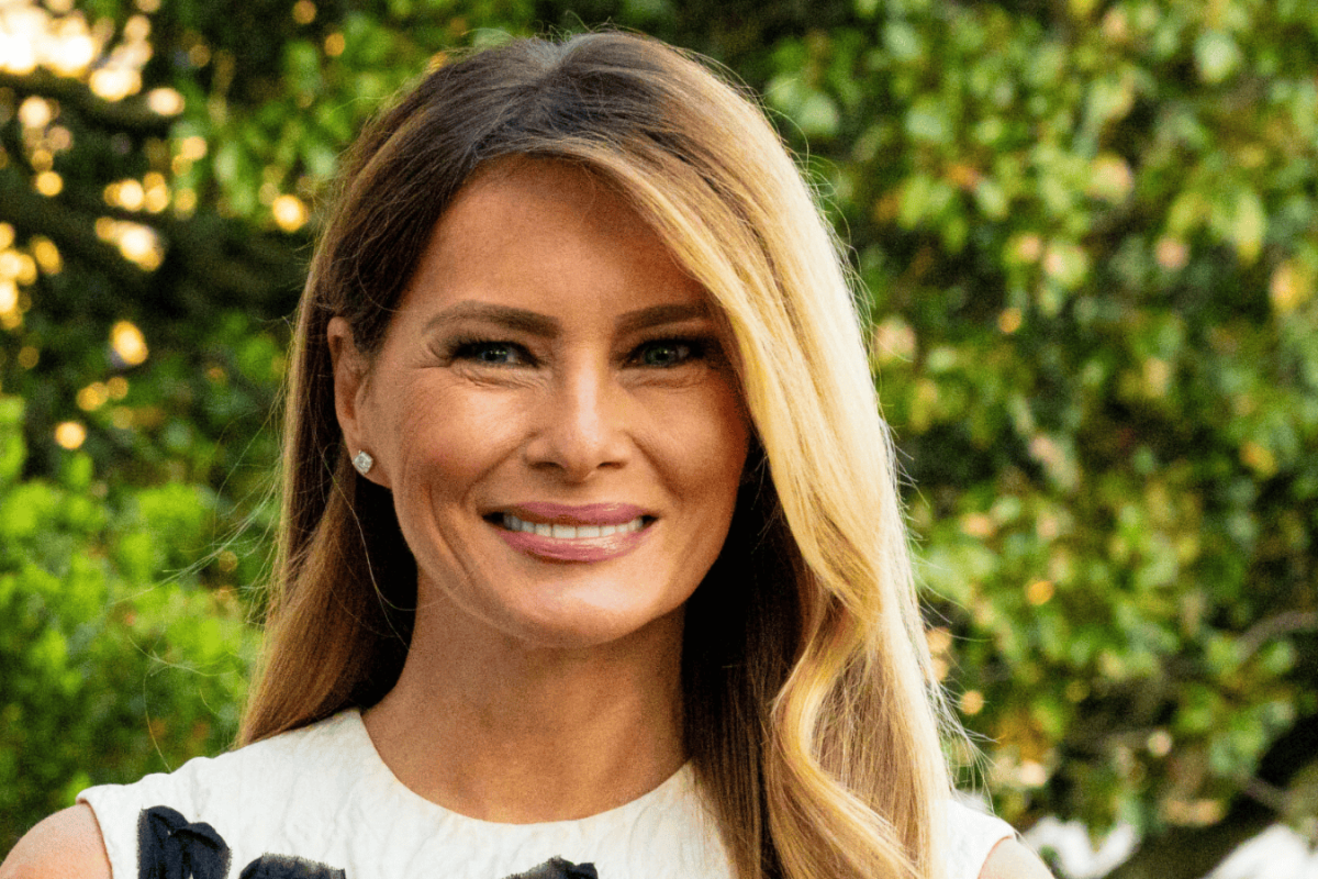 Melania Trump white dress