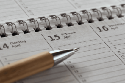 calendar vacation planning