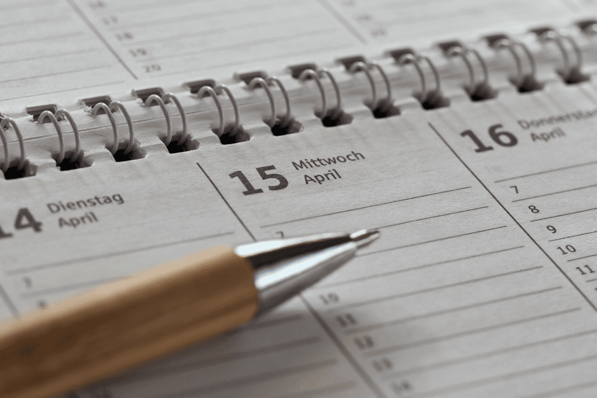 calendar vacation planning