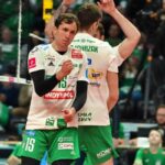 volleyball match action