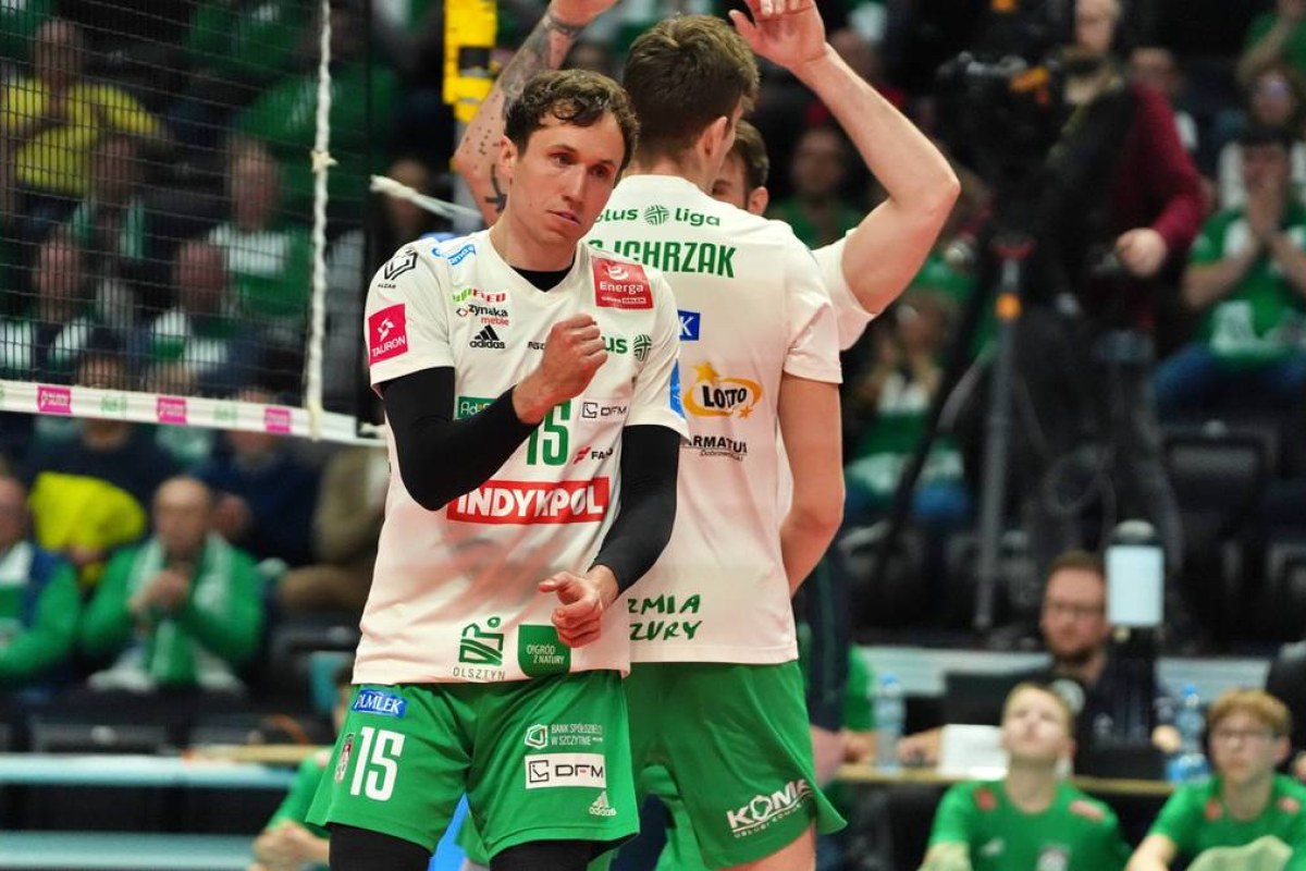 volleyball match action