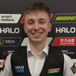 snooker player celebration