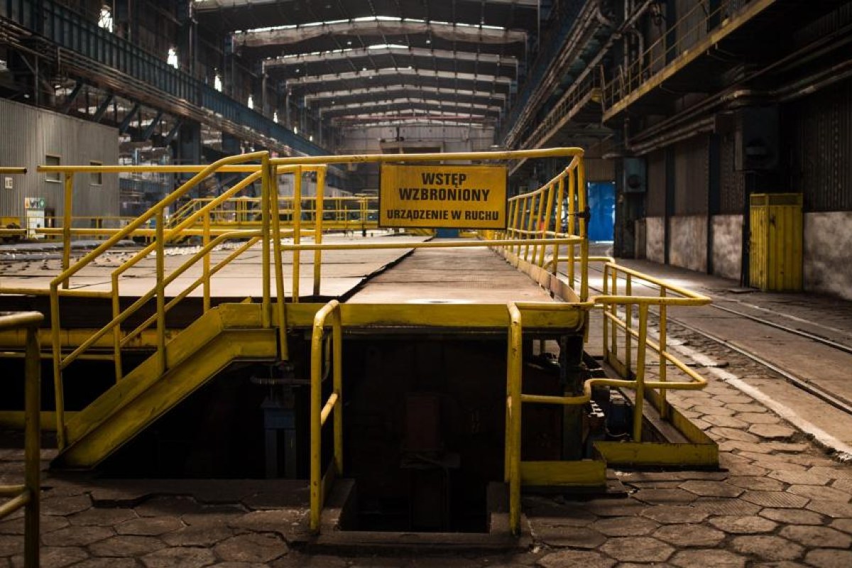 steel factory exterior