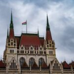 polish hungarian flags parliament