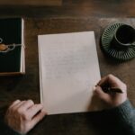 priest writing letter