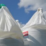 fertilizer bags field