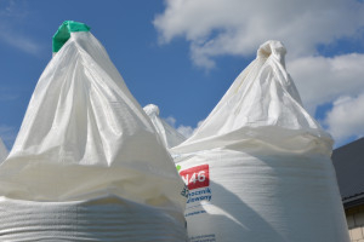fertilizer bags field