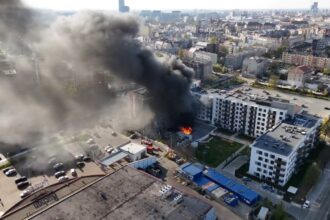 fire smoke construction site