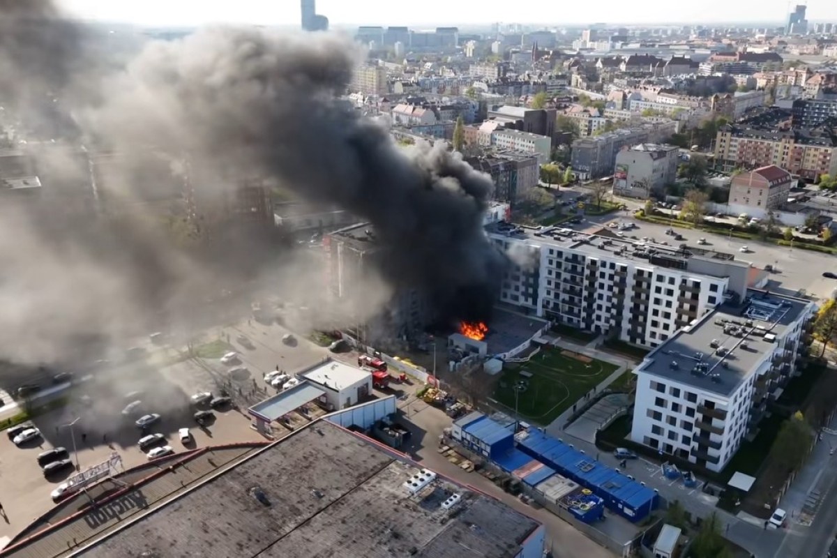 fire smoke construction site