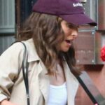 pregnant actress smiling