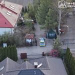 police car accident scene