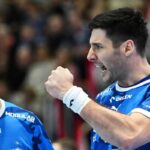 handball match action