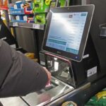 self-checkout scale supermarket