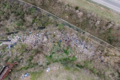 illegal waste dumping