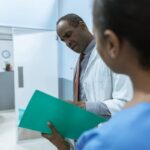 doctor hospital meeting