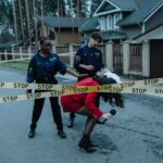 journalist police confrontation