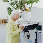 senior office worker