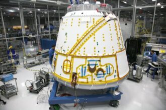 satellite assembly cleanroom