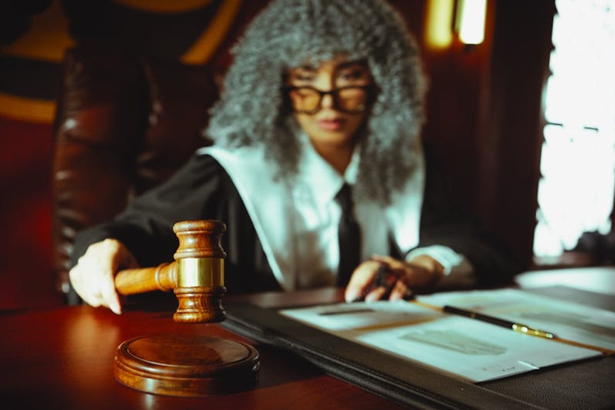 court gavel document