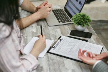 family computer paperwork