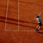 tennis match clay court
