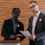 political meeting tension