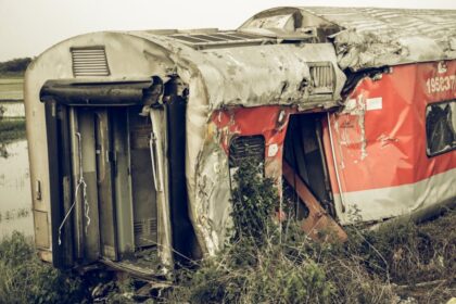 railway accident scene