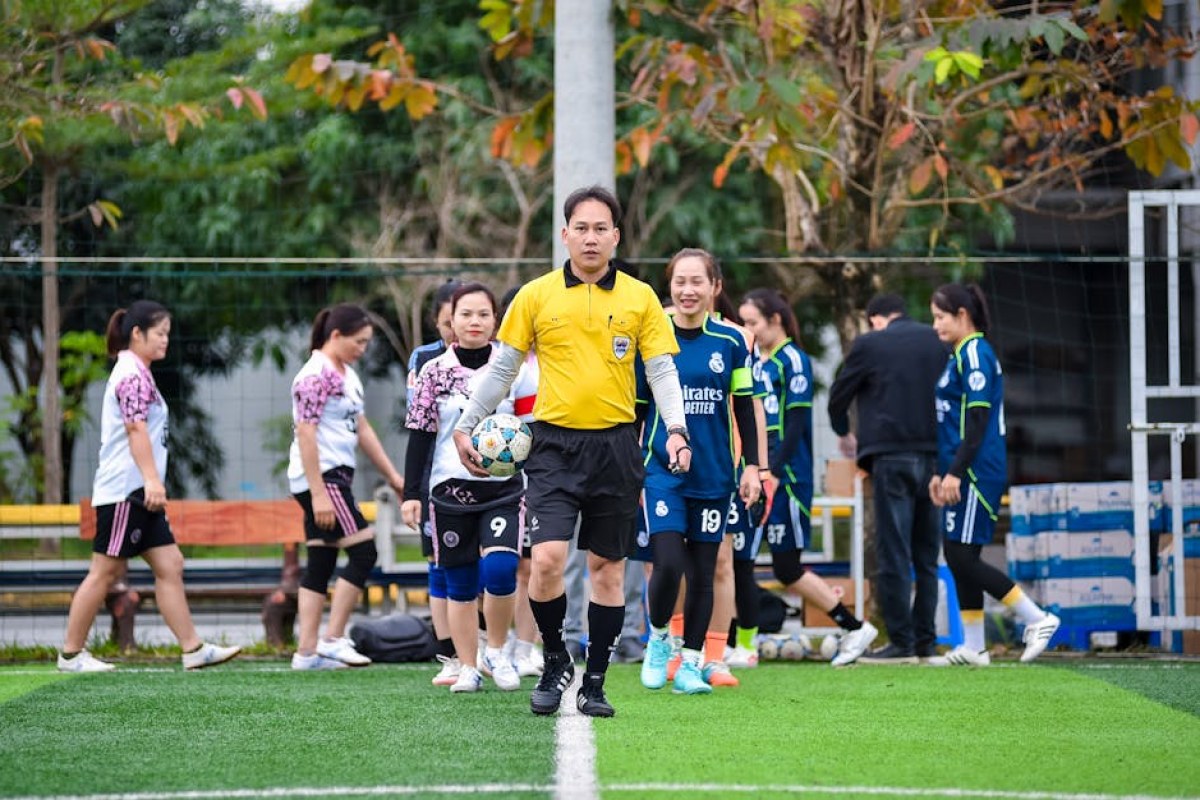 women football match