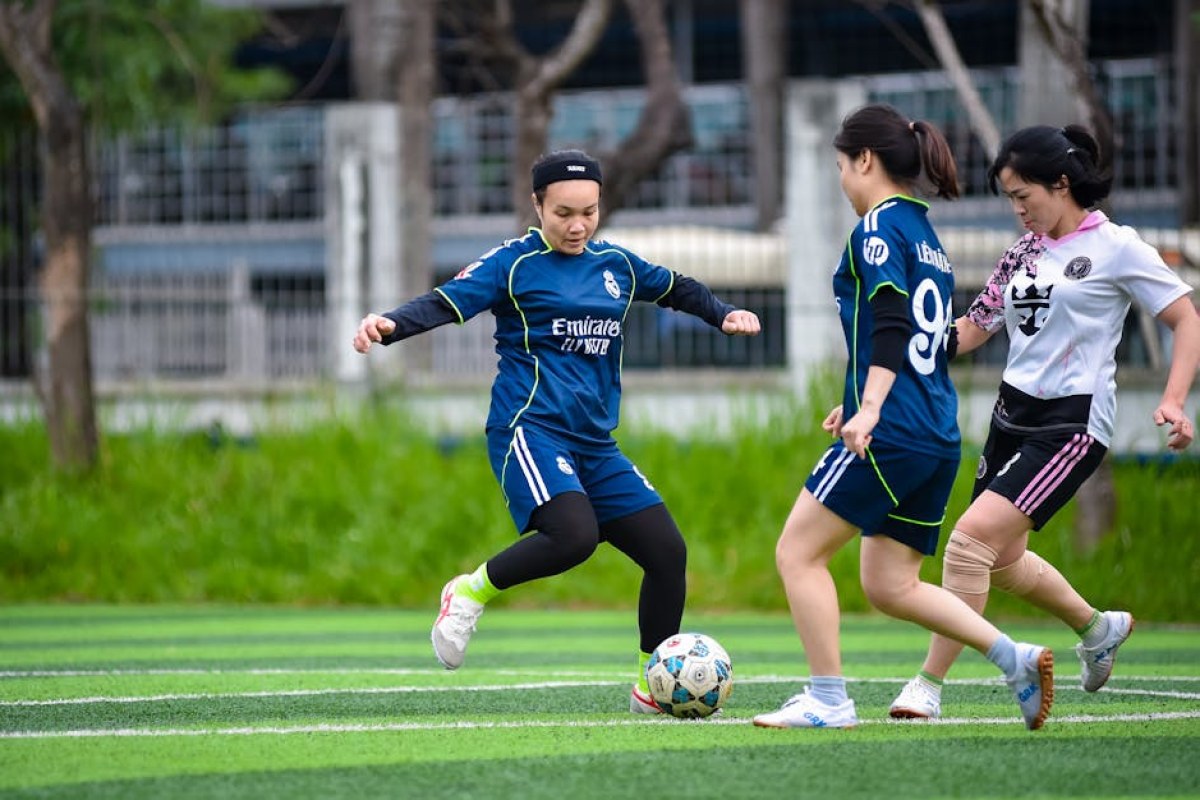 women football match