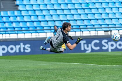 football goalkeeper save