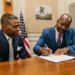 president signing law