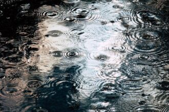 concrete surface rainwater retention