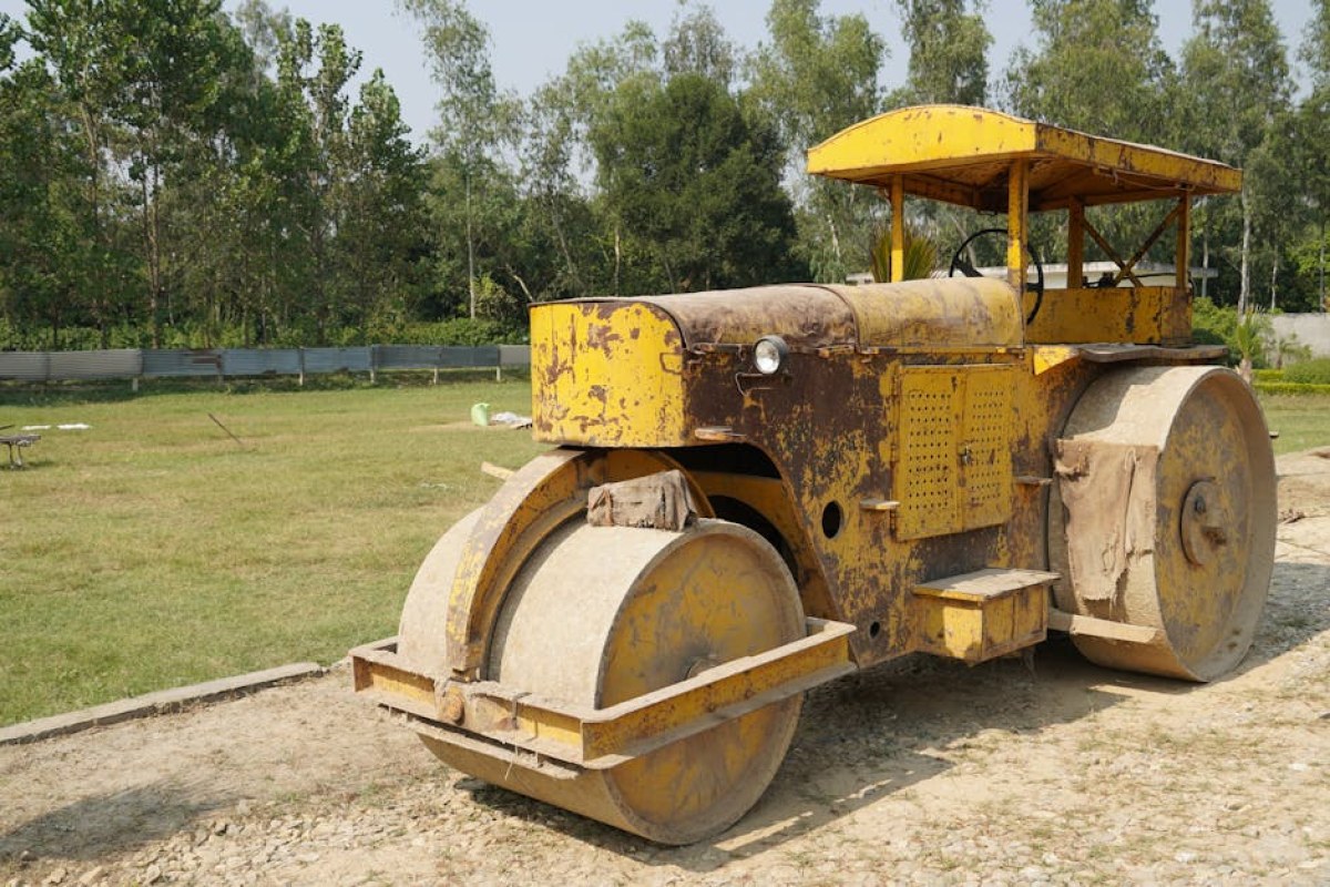 road roller accident