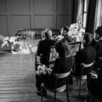 funeral white flowers church