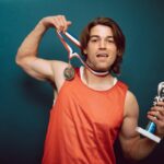 basketball trophy celebration