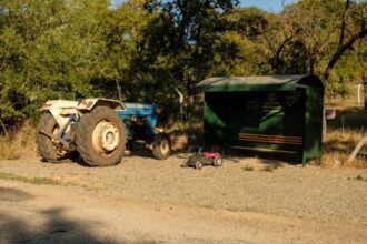 tractor police stop