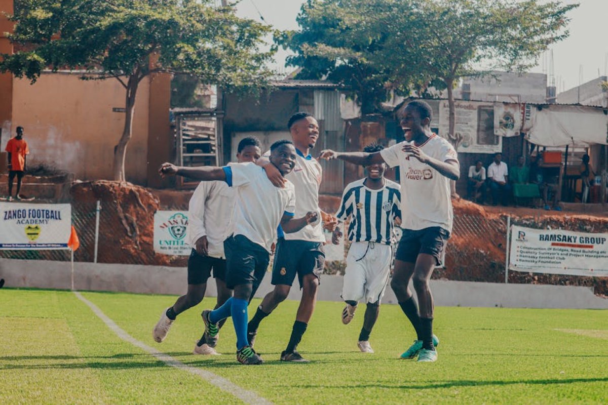 football match celebration