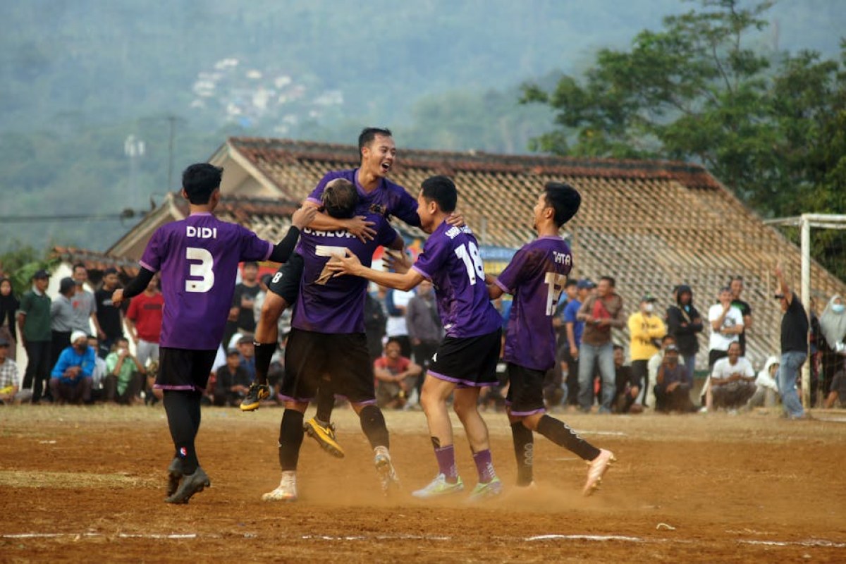 football goal celebration