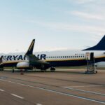Ryanair airplane boarding