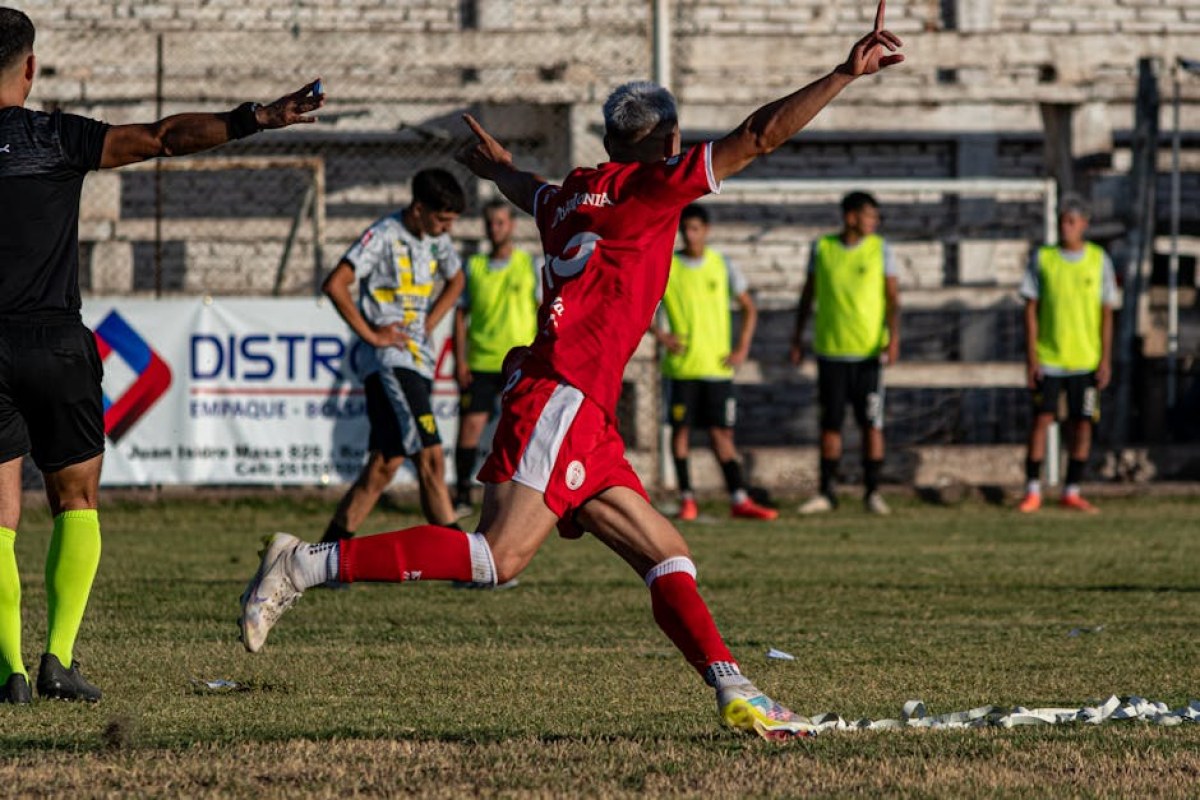 football match celebration