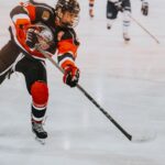 hockey player ice rink