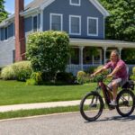 fire on balcony electric bike