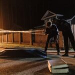 police investigation scene