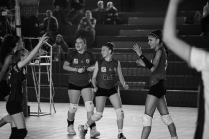 volleyball championship celebration