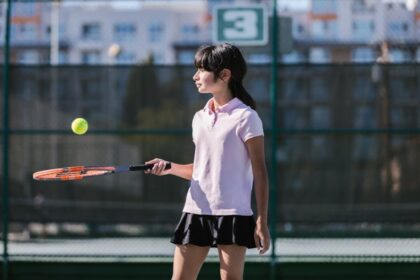young tennis player