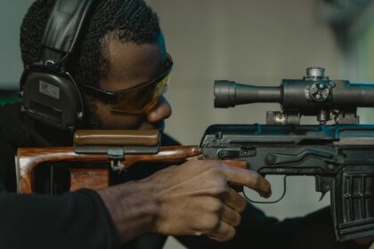 mechanical western shooter