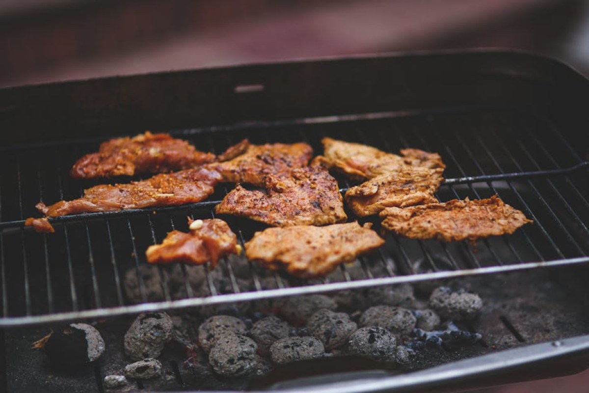 grill meat landscape